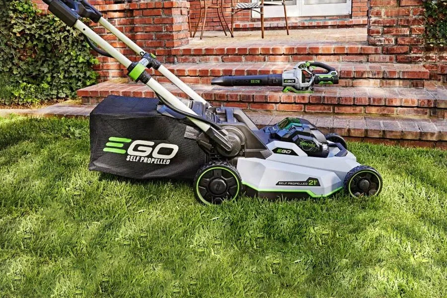 small electric push mower